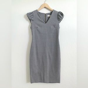 Calvin Klein Checkered Midi Dress